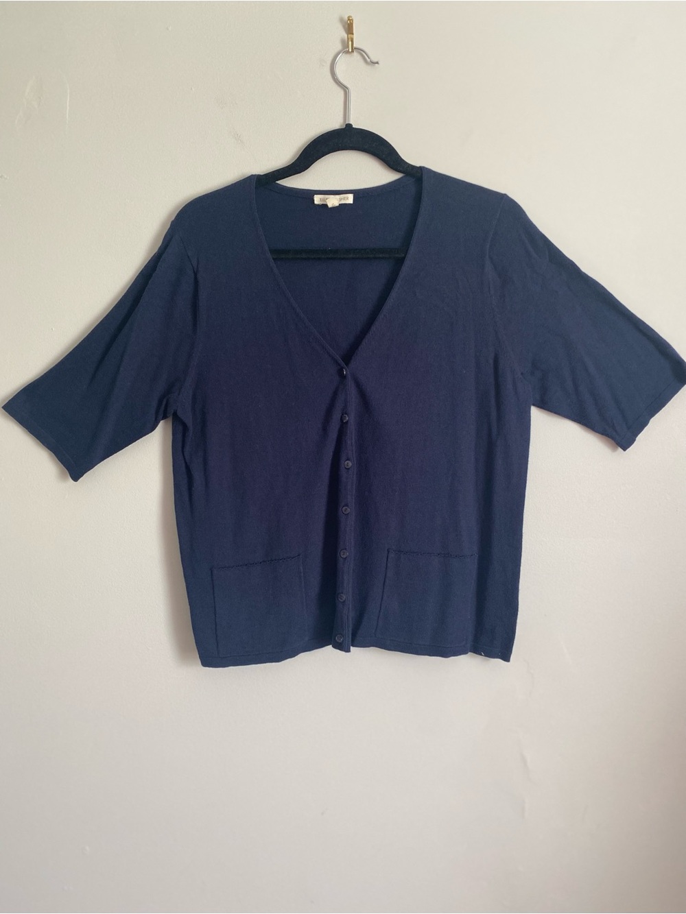 Eileen Fisher Cardigan L Old Money Quiet Luxury Preppy Casual Capsule Wardrobe